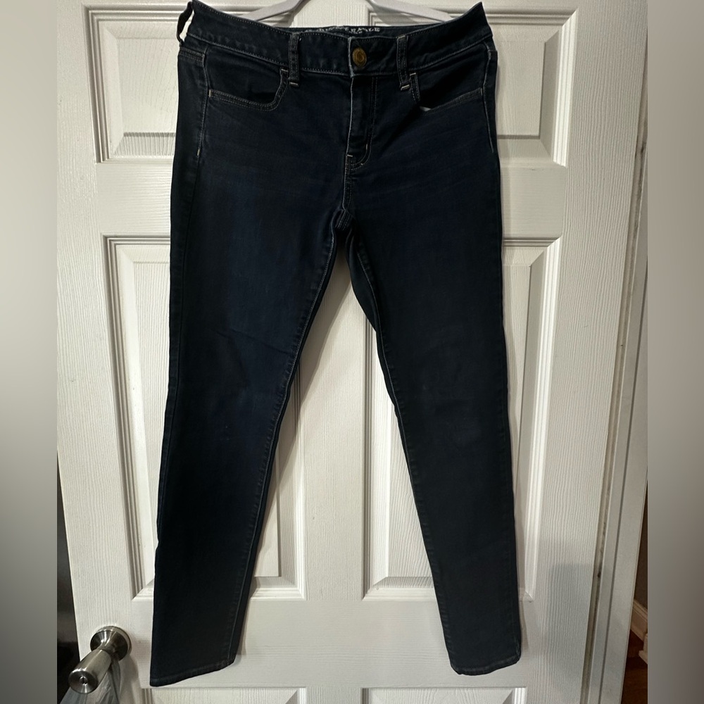 American Eagle Outfitters Women's Deep Indigo Jegging